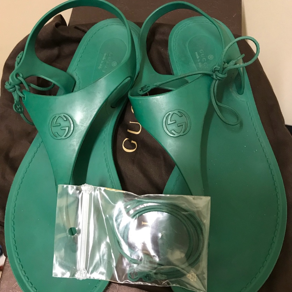 Gucci beach/pool sandals!